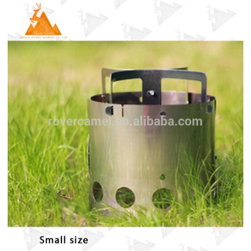 foldable stainless steel camping stove cooker